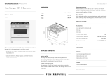 Fisher & Paykel OR36SCG4W1 User guide