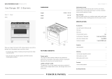 Fisher & Paykel OR36SCG4W1 User guide