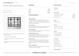 Fisher & Paykel CG604DTGX1 User guide