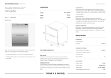 Fisher & Paykel DD60DAX9 User guide