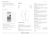 Fisher & Paykel RF402BRPUX7 User guide