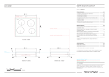 Fisher & Paykel CI604CTB1 4 Zones 60cm Induction Cooktop User guide