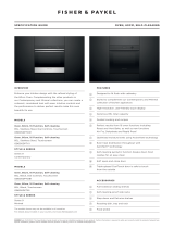Fisher & Paykel OB60SDPTB1 Self-Cleaning Oven User guide