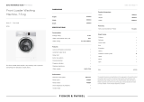 Fisher & Paykel WH7560J2 User guide