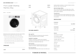 Fisher & Paykel WH1060P1 User guide