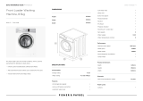 Fisher & Paykel WH8560J3 User guide