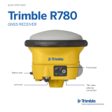 TRIMBLE R780 User guide