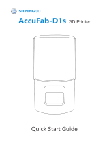 Shining 3D AccuFab-D1s User guide
