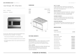 Fisher & Paykel RGV2-488-N-N Gas Range User guide