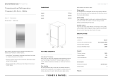 Fisher & Paykel RF402BRXFD5 User guide