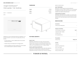Fisher and Paykel DD24SCTB9 N Single DishDrawer Dishwasher User guide