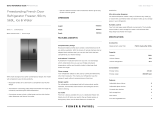 Fisher & Paykel RF610ANUB5 User guide