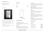 Fisher and Paykel RS3084SR1 User guide