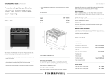 Fisher and Paykel OR90SCG6B1 User guide