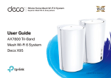 TP-LINK Deco X95 AX7800 Tri Band Mesh WiFi 6 System User guide
