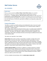 Aqua-Scope Aqua-Scope BVSZWE01 Ball Valve Servo User guide