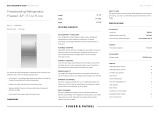 Fisher & Paykel RF170WLKJX6 User guide