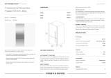 Fisher & Paykel RF402BLXFD5 User guide