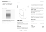 Fisher and Paykel RF170WDLJX5 User guide