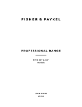 Fisher and Paykel RIV3-365 36 Inch 5 Zones Self Cleaning Induction Range User guide