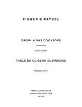 Fisher & Paykel CDV2-365NN 36 Inch Gas Cooktop User guide