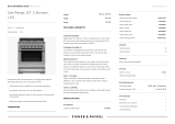 Fisher and Paykel RGV3-305-L User guide