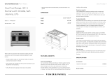 Fisher & Paykel RDV3-485GD-L User guide