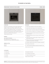 Fisher & Paykel OB60SMPTDG1 User guide
