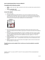 WaterMark WM-BT27 User guide