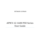 BITMAIN APW3-12-1600 Series User guide