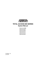 ADTRAN 604 User manual