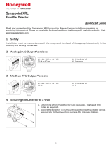 Honeywell Sensepoint XRL Fixed Gas Detector User guide