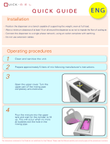 QUICK-GEL DISPENSER User guide