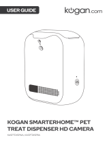Kogan KASPTDISPWA, KASPTDISPBA Smarterhome Pet Treat Dispenser HD Camera User guide