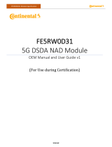 Continental FE5RW0D31 User guide