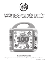 LeapFrog Learning Friends 100 Words Bilingual Electronic Book User guide