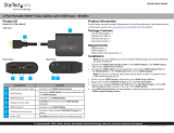StarTech com 2-Port Portable HDMI Video Splitter User guide