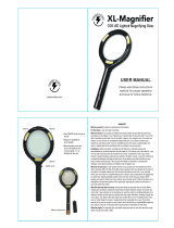 Power-To-Go MAG100 XL-Magnifier COB LED Lighted Magnifying Glass User guide