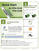 ICPDAS PCIe-S118 User guide