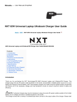 NXT 65W Universal Laptop Ultrabook Charger User guide