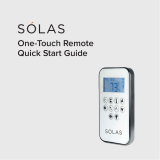 Solas One-Touch Hand Held Remote User guide
