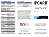 iPGARD SA-DVN-8D-P User guide