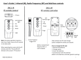 Elite Screens Visual Sound ZRC1-RF User guide