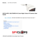 Spyclops 120LT3WIP8 4K Color Night Vision IP Camera User guide