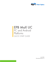 epb MaX UC PC and Android Platforms Software User guide