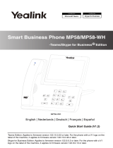 Yealink MP58/MP58-WH Smart Business Phone User guide