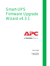 Schneider APC Smart-UPS Firmware Upgrade Wizard v4.3.1 User guide