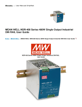 Mean Well NDR-480 Series 480W Single Output Industrial DIN RAIL User guide