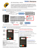 TECO-Westinghouse E510-220-H3N4-U E510 Nema Variable Frequency Drive User guide