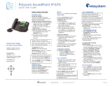 Polycom SoundPoint IP 670 User guide